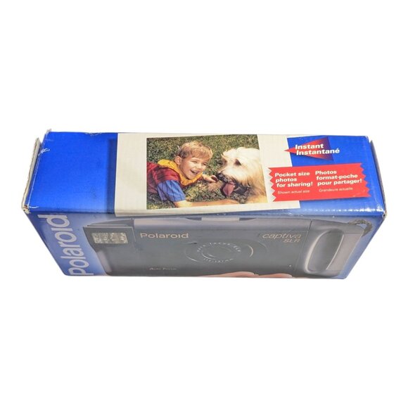 Vintage Polaroid Captiva SLR SE Instant Film Camera & Original Box - Picture 14 of 15
